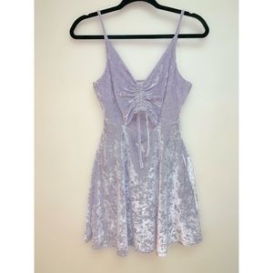 Crushed Velour Dress